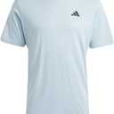adidas Men's Train Essentials Logo Training T-Shirt (Wonder Blue/Black)