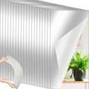 Queekay 20 Pcs Home Gym Mirrors 12" x 24" Acrylic Wall Mirror Tiles 2mm Thick Self Adhesive Mirror Sheets Frameless Wall Mounted Mirror Stickers Decor for Workout Bedroom Ceiling