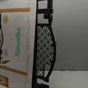 Ingenuity Decorative Panel Tall Baby Gate & Dog Gate, 28"-42" Wide, 30" Tall, Hardware or Pressure Mounted, Install on Top or Bottom of Stairs, Banister, or Doorway - Espresso
