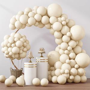 RUBFAC 129pcs Ivory white Balloons Different Sizes 18 12 10 5 Inch Latex Balloon Garland Arch for Party Decoration Birthday Gender Reveal Wedding Anniversary Baby Shower Party Supplies RUBFAC 129pcs Ivory white Balloons Different Sizes 18 12 10 5 Inch Latex Balloon Garland Arch for Party Decoration Birthday Gender Reveal Wedding Anniversary Baby Shower Party Supplies