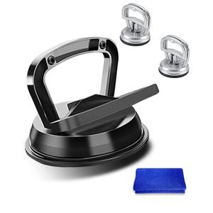 3 Pack Metal Dent Puller,Car Dent Puller,Aluminum Suction Cup Dent Puller,Car Dent Repair Kit,Dent Remover Tool for Car Dents,Glass,Screen,Tiles & Objects Moving（1pcs Large + 2pcs Small Suction Cups）