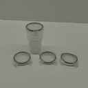 Overnight Oats Containers with Lids, 4 Pack 13oz Overnight Oats Jars, Plastic Mason Jars, BPA Free, Portable, Leak Proof Oatmeal Containers for Yogurt, Soup, Cereal, Milk and Salad