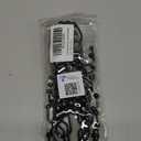 Goowin Shower Curtain Hooks, 12 Pcs Shower Curtain Rings, Stainless Steel Black Shower Curtain Hooks, Shower Curtain Rings Rust Proof, Smooth Sliding Anti-Drop Double Shower Rings for Curtain (Black) (Modern)