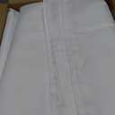 sancua White Table Cloths Rectangle, 10 Pack Tablecoths Rectangular for 6 Foot Tables - Washable Polyester Fabric Table Cover for Wedding, Birthday Party, Banquet Reception, 54x108 Inch