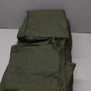 Bedsure 100% Washed Cotton Duvet Cover Oversized King - Natural White Minimalist Cotton Duvet Cover Linen Like - GentleSoft™ Plain Simple Bedding (Green, Oversized King, 120"x98")