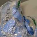 Tanlade 60 Pcs Individually Wrapped Sponges Kitchen Bulk Non Scratch Scouring Sponges for Dishes Household Cleaning Travel Apartments Hotel Car (Blue)