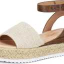Vepose Women's Platform Wedge Sandals Open Toe 2.3 Inch Espadrilles Dressy Comfortable Summer Vacation Trendy Ankle Strap Buckle Shoes Work Wedding 400A (7)