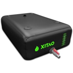 XITAO 63Gal Water Storage Bladder w/Water Level Indicator, Large Capacity Foldable Water Storage Containers, Portable Emergency Water Tank Water Bag for RVs, Fire Prevention, Irrigation
