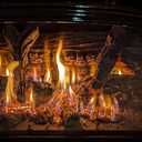 Rock Wool+Lave Rock+Vermiculite for Gas logs (for 30-36 Inch Fireplace)