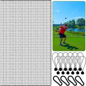 Golf Net,  Golf Practice Net, Golf Hitting Net Perfect for Backyard and Indoor Usage – Multi-Functional Sports Netting (10 x 15 FT+Mat, Green)