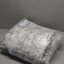 RELEANY Washable Area Rugs Square 8ft Non-Slip Modern Abstract Soft for Living Room Entryway Bedroom Nursery, Print Pattern, Gray White Grey