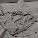 Women's Spring Summer Roll Up Long Sleeve Linen Shirts and Wide Straight Leg Pants Loose Fit Work Business Outfits, XS