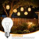 Clear 60 Watt Incandescent Light Bulbs, A19 60W Light Bulbs, Dimmable, 2700K, Soft White (6Pack)