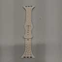 CreateGreat Slim Leopard Engraved Bands Compatible with Apple Watch Band 41mm 40mm 38mm 49mm 46mm 45mm 44mm 42mm Women, Cheetah Silicone Strap for iWatch Series 10 9 8 7 6 5 4 3 2 1, Ultra, SE (Starlight & Nude Tan)