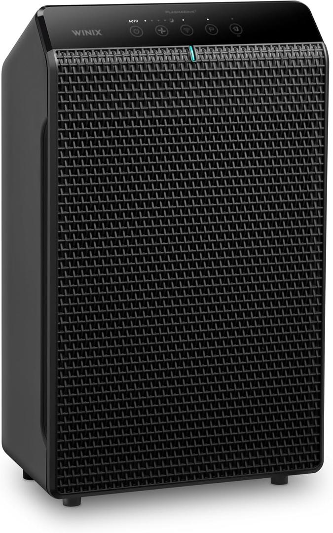 WINIX 5520 Air Purifier for Home Large Room Up to 1882 Ft in 1 Hr With Air Quality Monitor, True HEPA, High Deodorization Carbon Filter and Auto Mode, Captures Pet Allergies, Smoke, Dust. (Black)