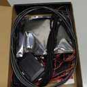 Dreamcolor Acrylic Interior Car LED Strip Light with Wireless APP, RGB 10 in 1 with 175 inches 593 LEDs Fiber Optic Ambient Lighting Kits, 16 Million Colors Sound Active Function Car Neon Lights