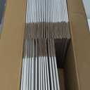 6x6x6 Shipping Boxes for Small Business,40 Pack White Corrugated Cardboard Box for Packaging, Mailing, Storage