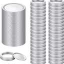 72Pcs Canning Lids with Rings Regular Mouth, for Ball, Kerr Jars - Split-Type Metal Mason Jar Lids for Canning - 100% Fit & Airtight for Jars (36Lids+36Rings for Regular Mouth)