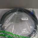 ALEMODR Green Leather Steering Wheel Cover Fiber Strip Car Steering Wheel Cover Universal 15 inch