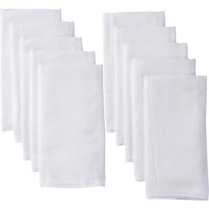 Gerber Unisex Baby Boys Girls Birdseye Prefold Cloth Diapers Multipack White 3-Ply 10 Pack