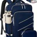 MATEIN Spirit Airlines Personal Item Bag 18x14x8 for Men & Women, 17 inch Travel Laptop Backpack with Shoe Compartment Detachable, Under Seat Carry on Bag for Flight Essentials with Tech Organizer