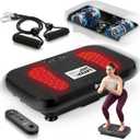 Lifepro VibraRed Vibration Plate with Red Light Therapy & Resistance Bands