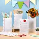 2 x 24 Pcs Back to School Gift Bags with Stickers, Notebook Line Goodie Bags