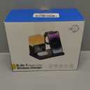 6-in-1 Wireless Charging Station, Charger Stand for Apple Multiple Devices, for iPhone 17 16 15 14 13 12 Pro Max Watch Airpods, Wireless Charger iPhone Charging Station with Night Light/Alarm Clock