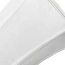 Tootoo Star Fabric Lampshade White Octagonal Royal Bell Shade for Floor Lamp and Table Lamp (6.3x6.3)" x (13x13)" x 10.8"