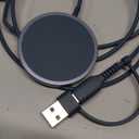 JSAUX Charger for iPhone 17 Magsafe Wireless Charging, Compatible with iPhone 17 Air Pro Max/16/15/14/13/12 Series, Magnetic Mag Safe Charging Pad, Aluminum Alloy, USB & USB C Dual Ports - Blue