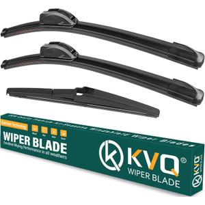 Windshield Wiper Blades Replacement for Dodge Journey 2009-2015 2016 2017 2018 2019 2020,Original Equipment Replacement Front Rear Wiper Blade Set - 24" 19" 12" (Set of 3)