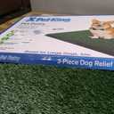 Powools Grass Pad for Dogs Potty, 3-Layer Reusable, Washable, 30 x 20 in