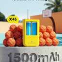 Ball Pump for Sports Balls, Portable Electric Basketball Pump Ultra Fast Inflation, with Digital LED Display Air Pump for Balls, Preset Pressure with Ball Needle for Soccer, Volleyball