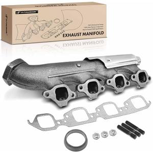A-Premium Right Engine Exhaust Manifold W/Gasket - OHV 8Cyl 7.4L - Compatible with Chevy & GMC - C,K Class - 88-95 - C1500, C2500, C3500, C3500HD, K2500, K3500, C2500 K2500 Suburban