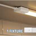 GE LED HD+ Undercabinet Light Fixture, Linkable Integrated Slim Profile Fixture for Kitchens, Warm White Color, Plug-in, 12in (1 Pack)