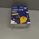 Premium Toddler Airplane Bed - Inflatable Airplane Bed for Toddlers, Plane Baby Mattress for Kids - Blow Up Air Mattress for Child Flight Sleep with Safety Belt, Innovative Valves, No Pump Needed