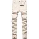 Keevoom Mens Stretch Skinny Flat-Front Fashion Style Comfy Solid Casual Slim Fit Business Dress Chinos Pants 42