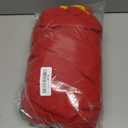 Men's Varsity Jacket Slim Fit Wool Blend Letterman Baseball Jacket (X-Large, Red and Yellow)