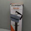 Lippert Quick Drop Tongue Jack for A-Frame Travel, Cargo, and Utility Trailers or 5th Wheel RVs, Black