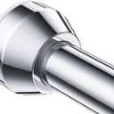 TEECK Shower Curtain Rod, 32-79 inch Adjustable Tension Spring, Shower Curtain Rod Tension, Anti-Slip, Rust-Proof, No Drilling, for Bathroom, Silver