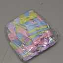 3 Pcs Pastel Bow Garland Banner Pre Strung Satin Ribbon Hanging Party Bow Garland Decoration for Easter Birthday Bachelorette Bridal Showers Engagement Wedding Party Supplies