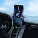 Aunginsy Phone Holder Compatible with Ford Ranger 2015-2022 Car Center Console Air Outlet Vent Upper Panel Mobile Phone Mount Dashboard Hands-Free Universal Cell Phones Navigation Bracket Accessories (Type-B(Left))