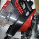 Eureka Bagless Canister Vacuum Cleaner, Lightweight Vac for Carpets and Hard Floors, Red, Whirlwind NEN110D