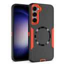 Designed for Samsung Galaxy S25 Case,Magnetic,Double Drop Protection Heavy Duty,Compatible with MagSafe,Dustproof,No Fading, No Yellowing,for Men Women,Black