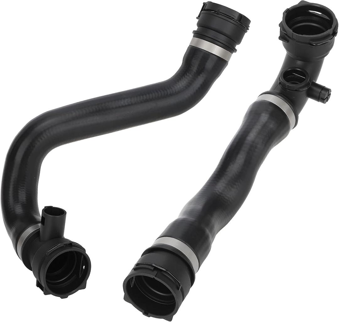 17127510952 11531436408 Upper & Lower Radiator Coolant Hose Kit Compatible with BMW 323Ci 325Ci 325i 325xi 328Ci 328i 330Ci 330i 330xi 1999-2006