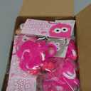 Valentines Day Gifts for Kids - 24 Pack Pre-filled Valentine's Day Cards with Plush Keychains Bulk, Valentine Fuzzy Toys Gift for Kids School Classroom Class Exchange Boys Girls Party Favor