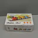 Electric Train Set for Toddlers with Sound & Lights, Magnetic Connection Train Toys with Tracks & Road Signs, Christmas Birthday Gift for 3 4 5 6 Year Old Boys Girls