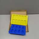 Building Bricks and Robots Ice Cube Tray or Candy Gummy Cake Decoration Molds