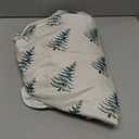 Horaldaily Christmas Tablecloth 7070 Inch Round, Trees Green Boho Washable Table Cover for Party Picnic Dinner Decor