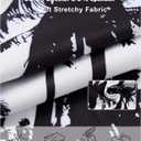 Cozople Mens Hawaiian Shirt Summer 3D Print Casual Short Sleeve Button Down Shirts Fashion Beach Shirt for Holiday (White, XL)